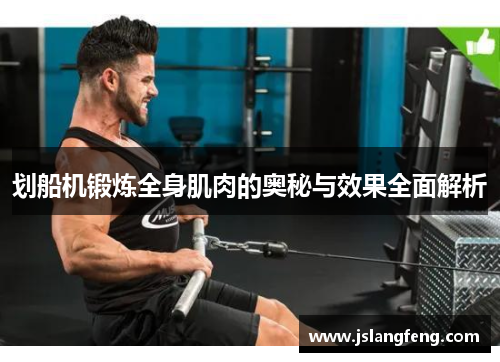 划船机锻炼全身肌肉的奥秘与效果全面解析